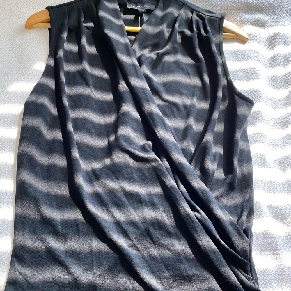 Banana Republic black blouse
